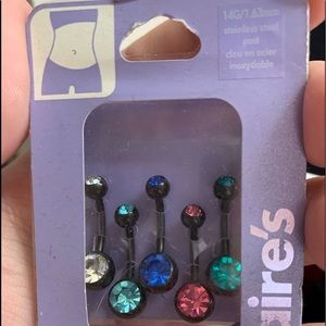 Belly button piercing